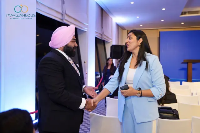 Conversations at a leadership conference