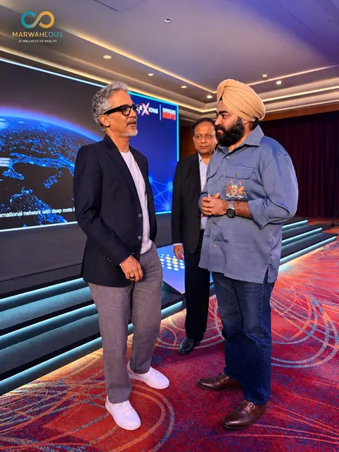 At a technology conference